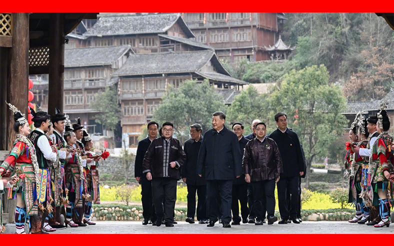 习近平在贵州黔东南州考察调研